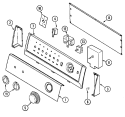 Part Location Diagram of WP37001184 Whirlpool Timer Knob w/Skirt