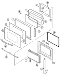 Part Location Diagram of 74005632 Whirlpool BRACKET- D