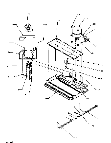 Compressor Compartment Diagram and Parts List for TA18R3L-P1158307WL  Amana Refrigerator
