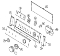 Part Location Diagram of 21001946 Whirlpool HARNESS- W