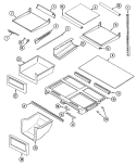 Part Location Diagram of 61004704 Whirlpool LINKAGE- A