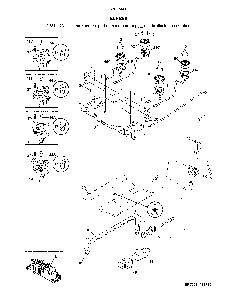 Burner Diagram and Parts List for 79074419810  Kenmore Range