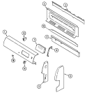 Part Location Diagram of 74003606 Whirlpool END CAP -C