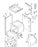 BODY Diagram and Parts List for MBR4450BGH  Maytag Range