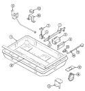 GAS CONTROLS / BODY Diagram and Parts List for CSG9000CAE  Maytag Cooktop