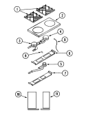 Part Location Diagram of 70001557 Whirlpool PAN, DRIP -DGR364