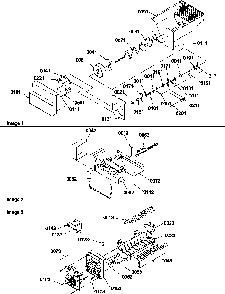 Ice Bucket  Auger And Ice Maker Parts Diagram and Parts List for SRD522VW-P1320301WW  Amana Refrigerator