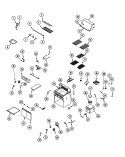Part Location Diagram of 70002219 Whirlpool HINGE- CLI