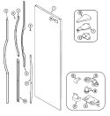 FRESH FOOD OUTER DOOR Diagram and Parts List for GS2588EKFQ  Maytag Refrigerator