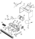 CABINET & VENTILATION Diagram and Parts List for JMV8000BDB  Jenn-Air Microwave