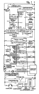 WIRING INFORMATION Diagram and Parts List for MSD2758DRW  Maytag Refrigerator