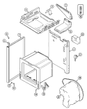 BODY Diagram and Parts List for GM3110MXAW  Maytag Range