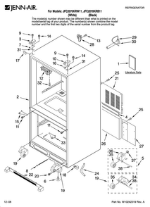 Part Location Diagram of W10137532 Whirlpool ROLLER, FOOT (2) (LEFT)