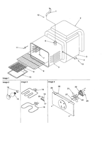 Cavity Diagram and Parts List for ARTC7003W P1143659NW Amana Range