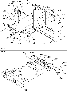 Ice & Water Cavity And Electronic Bracket Assy Diagram and Parts List for SSD522SW-P1184704WW  Amana Refrigerator