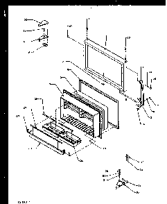 Section 16 Diagram and Parts List for TS18R2G-P1158311WG  Amana Refrigerator