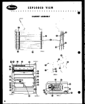 Page 2 Diagram and Parts List for FF105L  Amana Refrigerator