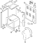 BODY Diagram and Parts List for PER4510AAQ  Maytag Range