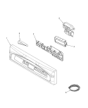 CONTROL PANEL Diagram and Parts List for MDB6658AWQ  Maytag Dishwasher