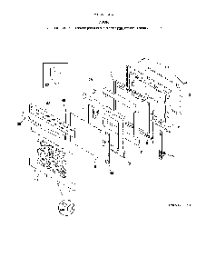 Door Diagram and Parts List for 79095103414  Kenmore Range