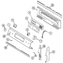 Part Location Diagram of WP74004544 Whirlpool Overlay