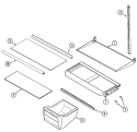 Part Location Diagram of 61002779 Whirlpool PAN, CRISPER