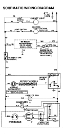 WIRING INFORMATION Diagram and Parts List for GT1713PXFQ  Crosley Refrigerator