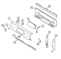 Part Location Diagram of WP5701M680-60 Whirlpool Electronic Clock Oven Control - White