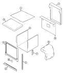 Part Location Diagram of 71001825 Whirlpool TRIM- SIDE