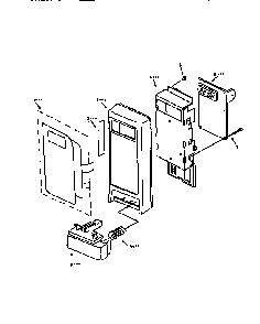 Control Panel Diagram and Parts List for 56569330790  Kenmore Microwave