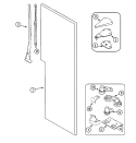 FRESH FOOD OUTER DOOR Diagram and Parts List for MZD2768GEW  Maytag Refrigerator