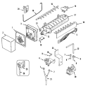 ICE MAKER Diagram and Parts List for JCD2389GTW  Jenn-Air Refrigerator