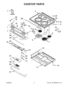 Part Location Diagram of W10844271 Whirlpool Tech sheet