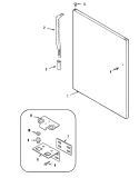 Part Location Diagram of 61005013 Whirlpool PANEL- F.F