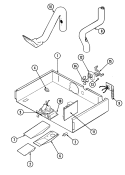 INTERNAL CONTROLS Diagram and Parts List for JJW9630CAS  Jenn-Air Wall Oven