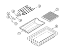 GRILL CARTRIDGE Diagram and Parts List for JEA8000ADB  Jenn-Air Cooktop