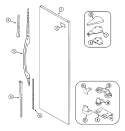 FRESH FOOD OUTER DOOR Diagram and Parts List for MSD2957GEQ  Maytag Refrigerator