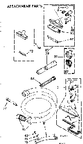 Attachment Parts Diagram and Parts List for 11625600  Kenmore Filters & Accessories