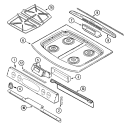 Part Location Diagram of 74005753 Whirlpool HARNESS- S