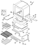 Part Location Diagram of 74003908 Whirlpool ELEMENT- B