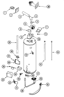 Part Location Diagram of 66001020 Whirlpool ROD, ANODE (PRIMARY)