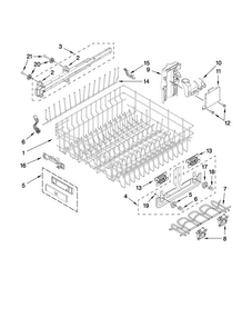 Part Location Diagram of W10238405 Whirlpool POSITIONER