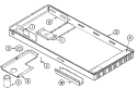 Part Location Diagram of 74006150 Whirlpool BRACKET, SUPPORT