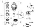BODY Diagram and Parts List for L20C-1  Magic Chef Food Waste Disposer