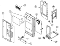 CONTROL PANEL Diagram and Parts List for MMV5100AAQ  Maytag Microwave