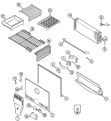 Part Location Diagram of 61004749 Whirlpool F*SEAL EVAPORATOR COVE **NLA*