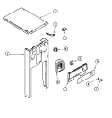 Part Location Diagram of 882763 Whirlpool TRIM-FRONT