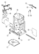 Part Location Diagram of 41001107 Whirlpool CLAMP- WIR