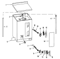 BODY Diagram and Parts List for HJ6402JT4WCSA  Maytag Water Heater
