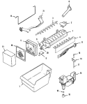 ICE MAKER Diagram and Parts List for CTF1922ARQ  Magic Chef Refrigerator